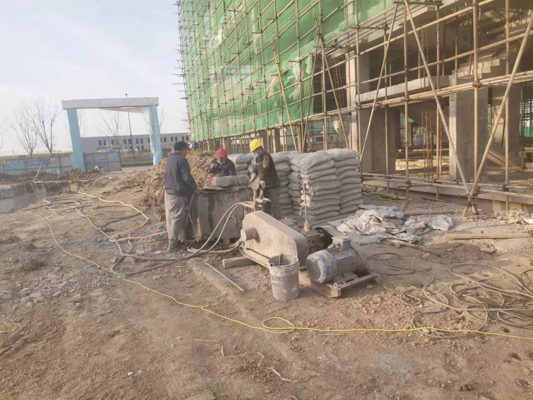 永安别墅下沉注浆